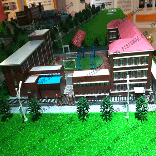 建筑沙盤模型---北京市和平街第一中學(xué)校區(qū)朝來校區(qū)